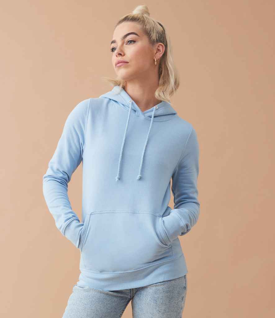 [JH001F] JH001F AWDis Ladies College Hoodie (Burgundy, S)