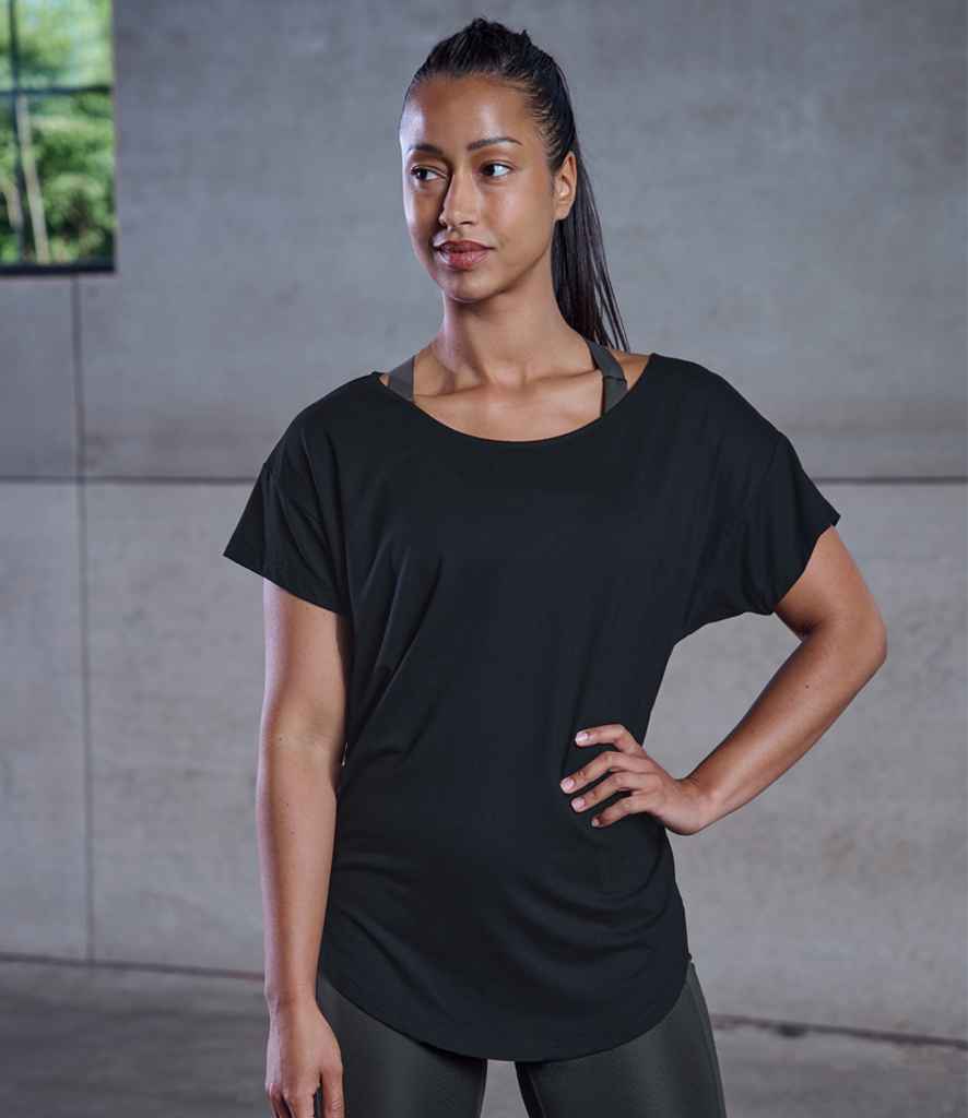 TL527 Tombo Scoop Neck T-Shirt (Black, XS)