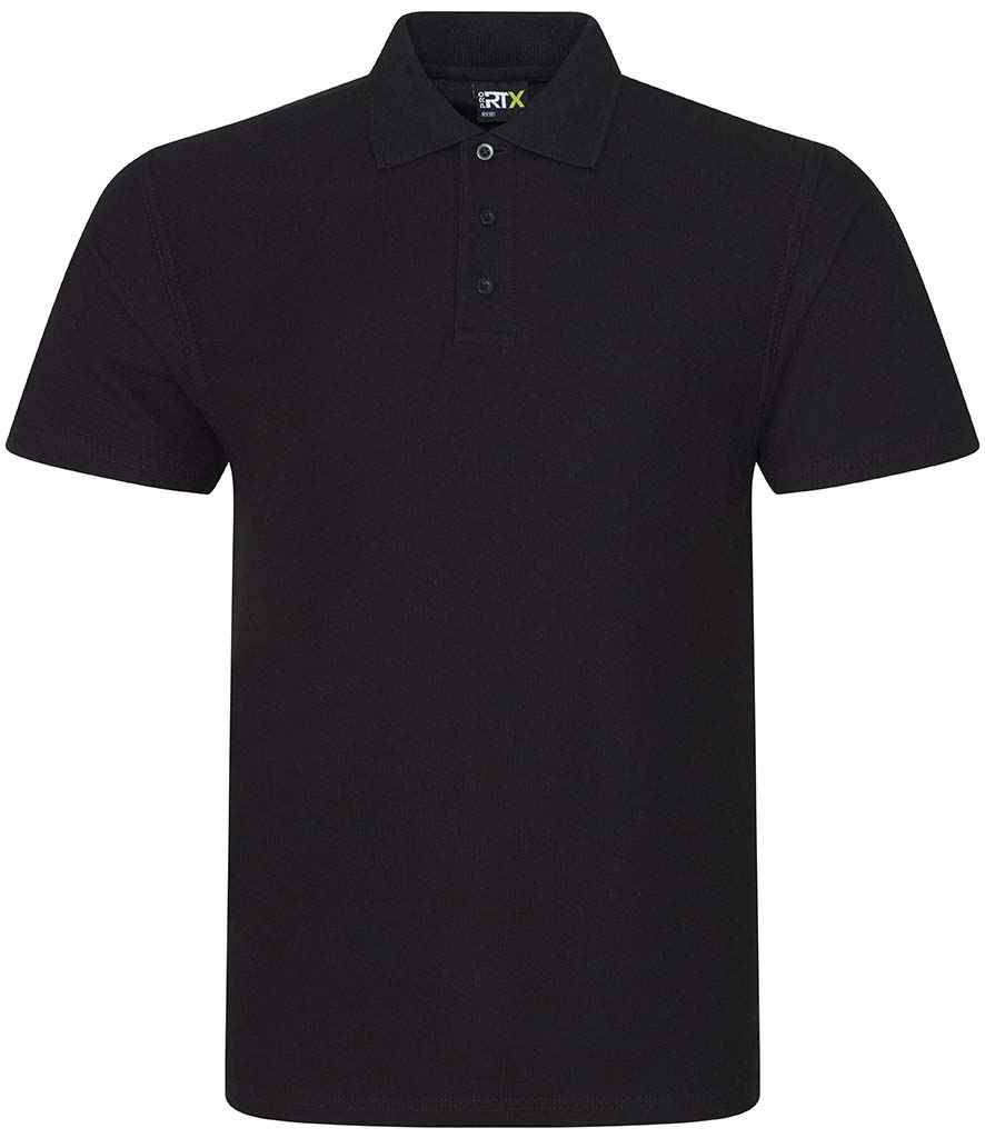 Staff Ladies Polo Shirt with logo (Black, XS)