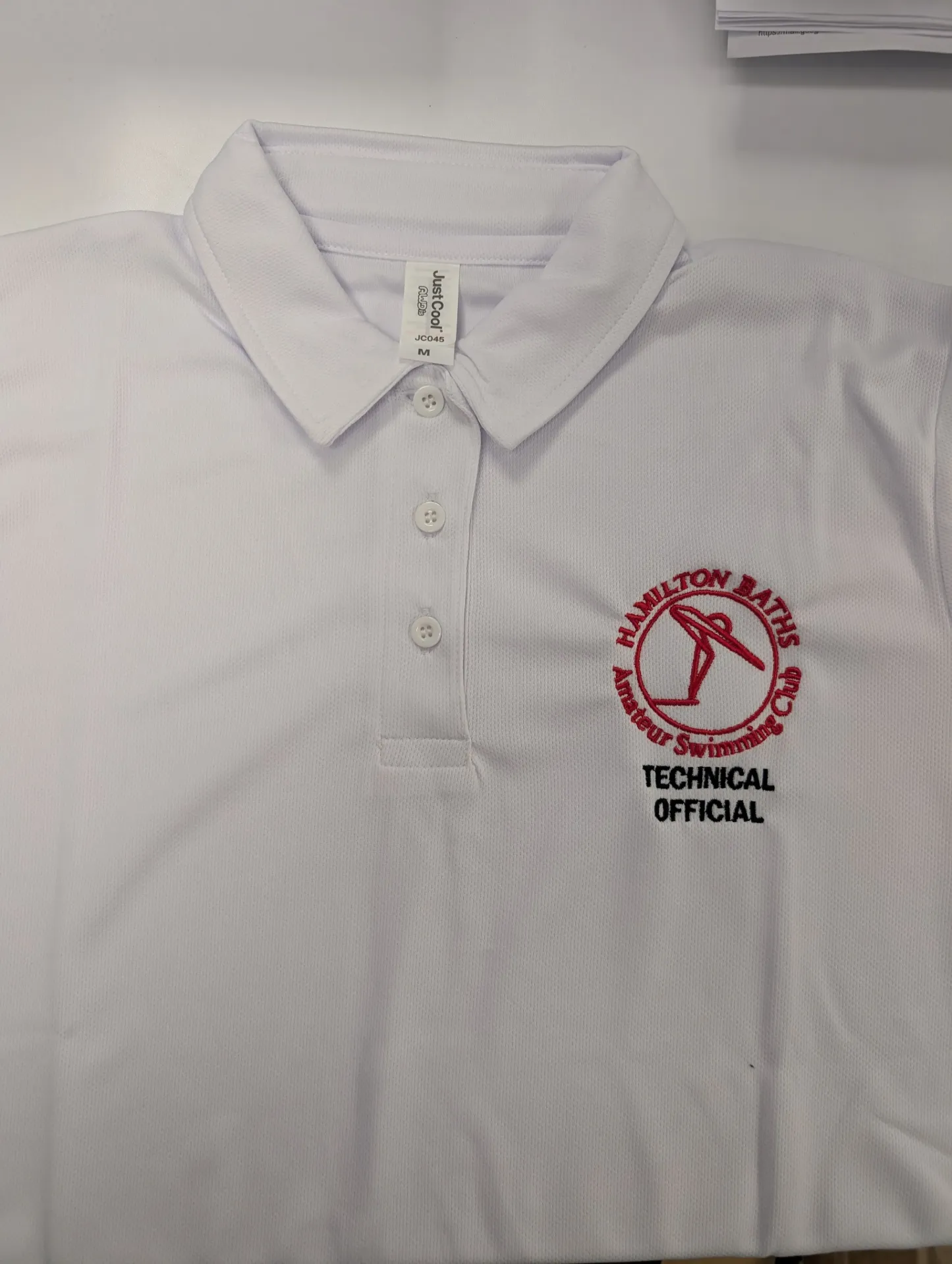 Hamilton Baths Adult JC045 Hamilton Technical Official Ladies Cool Poloshirt