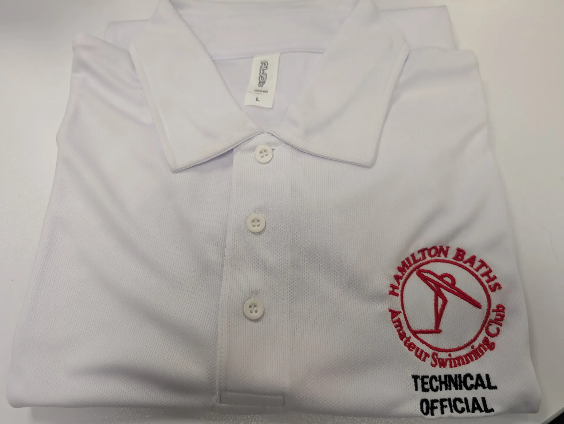 Hamilton Baths Adult JC040 Men's Cool Poloshirt (XS, Not Required)